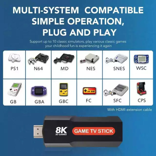 Game Tv Stick 8k 1000 juegos